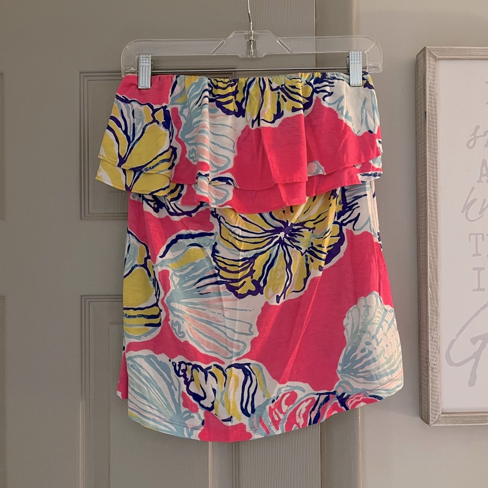 Lilly Pulitzer Strapless Top Size Small